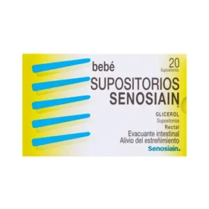 Supositorio de bebé SENOCIAN glicerol 1478mg c/20
