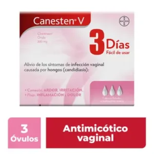 Clotrimazol 200mg c/3 ovulos CANESTEN V