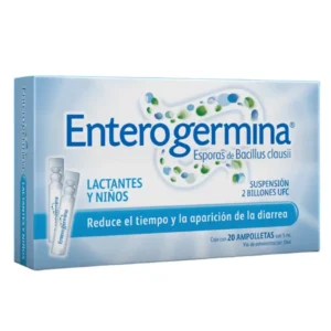 Enterogermina niños y adultos c/20 apolletas (esporas bacillus clausii)