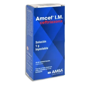 Ceftriaxona 1g AMCEF I.M AMSA