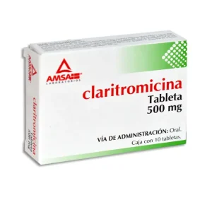Claritromicina 500mg c/10 tabs AMSA