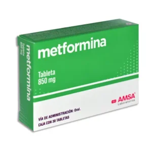 Metformina 850 Mg Con 30 Tabs Amsa