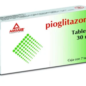 Pioglitazona 30mg c/7 tabs