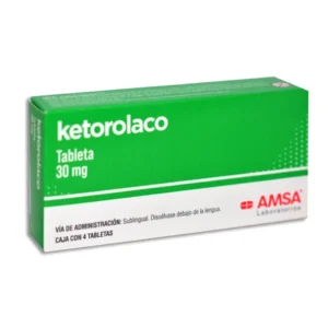 KETOROLACO SUBLINGUAL  30 MG CON 4 TABS. AMSA