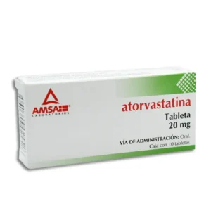 Atorvastatina 20 Mg, Caja Con 10 Tabletas (Lipitor)