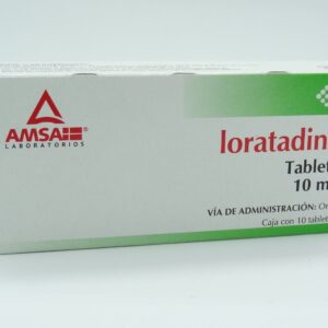 LORATADINA 10 MG CON 10 TABLETAS