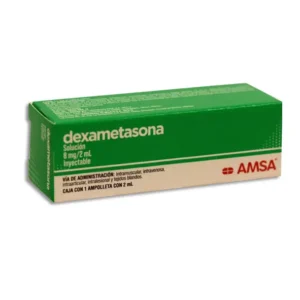 DEXAMETASONA 8 MG/2ML AMSA (INTRAVENOSA)