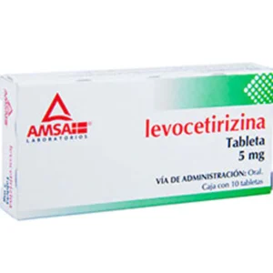 LEVOCETIRIZINA 5 MG CON 10 TABS