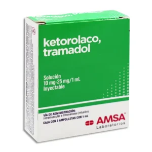 KETOROLACO/TRAMADOL INY 10/25 MG  AMSA C/3