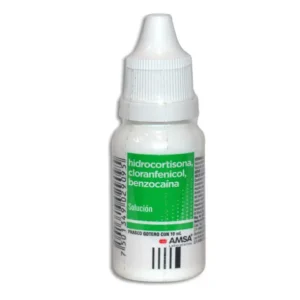 Hidrocortisona, clorafenicol, benzocaína otica c/10ml