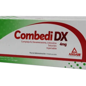 Complejo b, dexametasona, lidocaina 4mg
