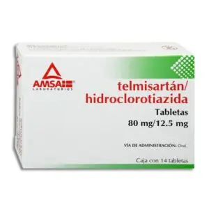 Tekmisartan, hidroclorotiazida 80mg/ 12.5mg c/14 tabs