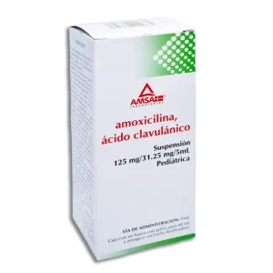 aMOXICILINA, ÁCIDO CLAVULÁNICO 125MG/31.25MG/5ML pediatrico 60ml