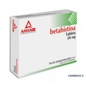 Betahistina AMSA 24 mg c/30 tabletas