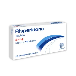 Risperidona 2mg c/40 tabs