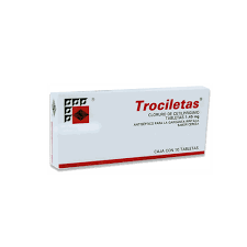 TROCILETAS (CETILPRIDIDINO) CAJA CON 10 TABS