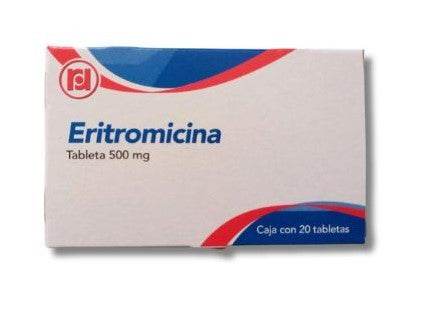 ERITROMICINA- RANDALL 500 MG CON 20