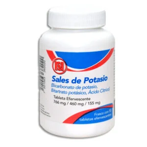 Sales de potasio f/50 tabs efervescentes
