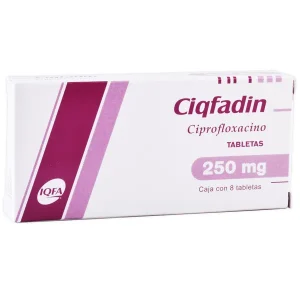CIQFADIN (CIPROFLOXACINO) 250 MG CON 8 TABS