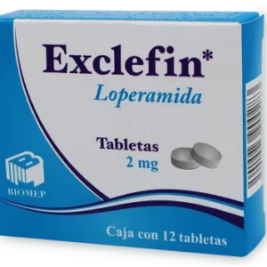 EXCLEFIN (LOPERAMIDA) 2 MG CON 12 TABS