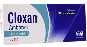 Ambroxol 30 mg, caja con 20 comprimidos, CLOXAN / BIOMEP