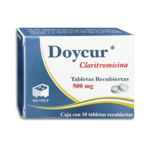 DOYCUR (CLARITROMICINA) 500 MG CON 10 TABS
