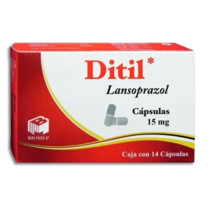 DITIL (LANSOPRAZOL) 15 MG CON 14 CAPSULAS