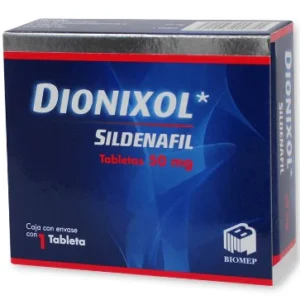 Sidenafil 50mg caja con 4 tabletas DIonixol
