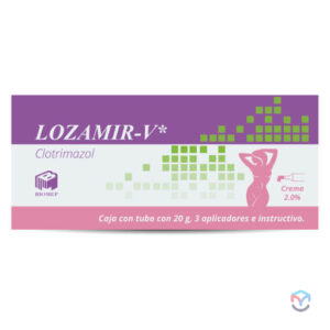 Lozamir-V Clotrimazol 20 Gramos Tubo (2.0) - Canesten V (Genérico)
