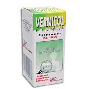 Vermicol (Mebendazol) Con 30 Ml (Desparasitar)