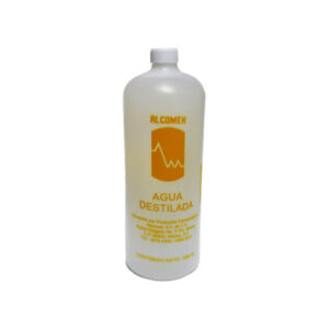 Agua destilada 1L, ALCOMEX