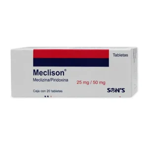 MECLISON (MECLIZINA/PIRIDOXINA) 25/50 MG CON 20