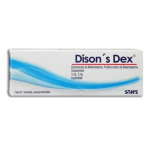 DISON´S DEX (BETAMETASONA 5 MG, 2 MG
