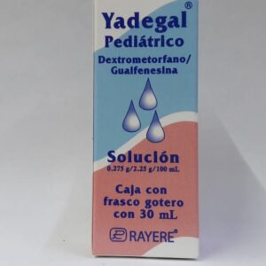 YADEGAL PEDIATRICO (DEXTROMETORFANO/GUAIFENESINA) 30 ML