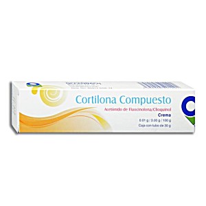 Cortilona Compuesto (Acetonido De Fluocinolona, Clioquinol)