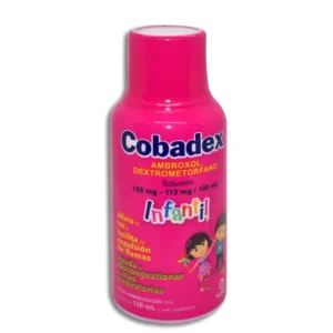 Cobadex Infantil Solucion. Ambroxol Dextrometorfano 150Mg- 113Mg/100 Ml Frasco Con 120 Ml