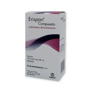 Loratadina Con Betametasona Solución Frasco C/60 Ml Erispan Compuesto