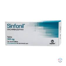 SINFONIL (OXCARBAMAZEPINA)300 MG CON 20 TABS