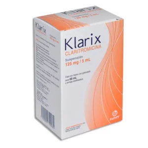 Claritromicina 125mg/5ml c/60ml