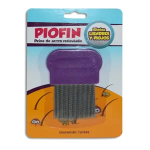 Peine de acero reticular para piojos y liendres, 1 pieza
