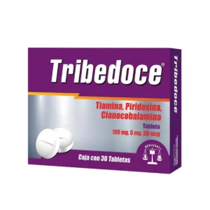 TRIBEDOCE TIAMINA, PIRIDOXINA, CIANOCOBALAMINA TAB 100 MG, 5 MG, 50 MCG 30 TAB