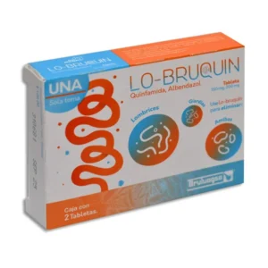 Quinfamida Albendazol Lo Bruquin  2 Tab (Desparasitar)