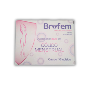 Hioscina con ibuprofeno 20mg, 400mg BRUFEM