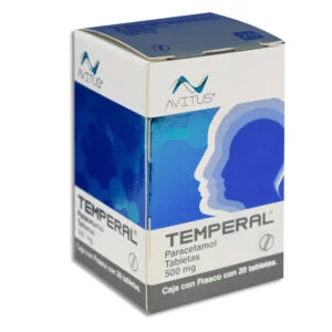 Temperal, paracetamol 500mg c/20 tabs