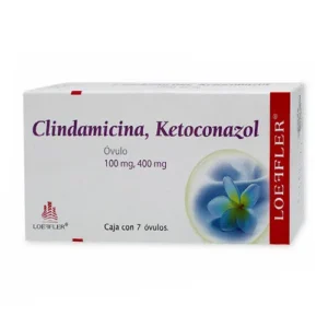 Clindamicina, ketonazol 100mg/400mg c/7 ovulos