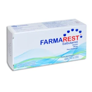 Salbutamol 100 Microgramos, Aerosol 13.5G Con Inhalador / Farmarest