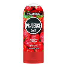 Lubricante intimo y Gel para masaje FRESA PRUDENCE Gel