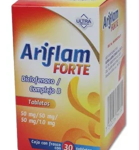 Dciclofenaco y complejo B c/30tabs ariflam forte