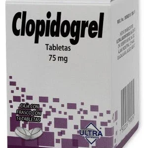Clopidogrel 75Mg C/ 14 Tabs /Plavix)