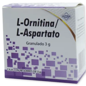L-ornitina, L-aspartato granulado 3g c/10 sobres